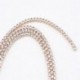 Ezüst Divat nők Bling strasszos kristály hosszú lánc Wrap Choker nyaklánc ékszerek