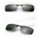 Fekete szürke Polarizált napszemüveg Flip-up klip vezetési szemüvegek napja éjszakai látás lencse UV400