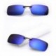 Fekete szürke Polarizált napszemüveg Flip-up klip vezetési szemüvegek napja éjszakai látás lencse UV400