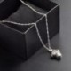 Női Locket 925 ezüst mágnes kereszt medál lánc nyaklánc Chocker férfi ékszerek