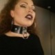 Fekete   arany gyűrű Vintage Retro Punk Gótikus Széles PU Bőr O Gyűrű gallér Choker nyaklánc nők