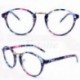 Fekete Vintage Unisex világos kerek lencse keret szemüvegek férfiak nők retro majom szemüveg