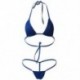 Bőrszín Szexi női fehérnemű Micro Thong fehérnemű G-String Bra Mini Bikini fürdőruha
