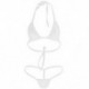 Bőrszín Szexi női fehérnemű Micro Thong fehérnemű G-String Bra Mini Bikini fürdőruha
