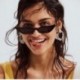 Fekete NŐI VINTAGE CAT EYE SUNGLASSES RETRO kis keret UV400 EYEWEAR FADHION LADIES