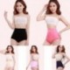 Fekete Női Body Shaper Control Slim púpos magas derék nadrágos nadrág Shapewear fehérnemű