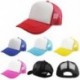 Fehér / rózsaszín Unisex üres sima hátsó sapka Férfi hip-hop állítható baseball sport sapka Új