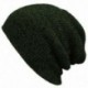keki zöld Férfi Női Unisex Kötött Baggy Beanie Téli Hat Ski Slouchy Chic Kötött sapka koponya