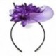 fehér Női Fascinator Feather Esküvői Party Pillbox Hat fejpánt Clip Fátyol Új