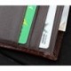 Fekete Férfi üzleti bőr pénztárca zsebkártya tengelykapcsoló Bifold Slim erszényes fekete barna