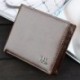 Fekete Férfi bőr pénztárca Pocket Card tengelykapcsoló Bifold pénz Slim erszényes fekete