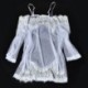 XL Szexi női fehérnemű hálóruha Éjjeli fehérnemű Babydoll csipke fehérnemű G-string ruha