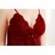 Női szexi fehérnemű Babydoll ruha hálóruha éjszakai fehérnemű   G-string piros