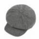 1 * Halszálkás Tweed Gatsby Newsboy sapka Férfi Gyapjú Ivy Hat Golf Vezetés lapos Cabbie