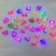 10Pcs LED ujj gyűrűk Villogó fény a sötét fél kedvében gyerekek vicces játékok ajándék