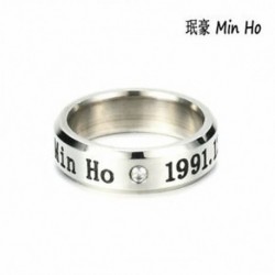 Min Ho KPOP STAINLESS STEEL SHINEE ON MIN MIN TAEMIN KEY JONG HYUN KPOP RING JEWELRY