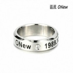 Onew KPOP STAINLESS STEEL SHINEE ON MIN MIN TAEMIN KEY JONG HYUN KPOP RING JEWELRY