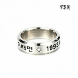 Taemin KPOP SHINEE KÖZÖS TAEMIN MINHO KULCS JONG HYUN KPOP RING ékszer STAINLESS STEEL