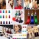 * 7 Pink Női divat Bohém fülbevaló Vintage Boho hosszú bojt fülbevaló fülbevaló