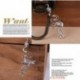 Fashion 1PCS Crystal fül mandzsetta Wrap Clip fülbevaló Punk Rock Temptation fül Stud