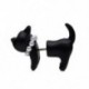 1Pc fekete Punk Cool egyszerű sztereoszkópos macska cica Impalement Lady Stud fülbevaló