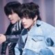 Ezüst színű fülbevaló - Két hosszú lánccal - Kúppal - Két golyóval - KPOP - BTS - Bangtan Boys - 2