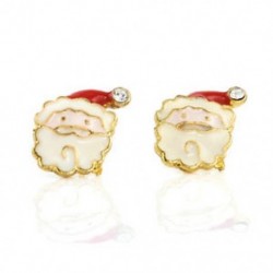 Mikulás Női karácsonyi fülbevaló Ékszerek Hópehely Candy Deer Ear Stud Xmas Party Ajándékok