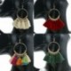 * 26 Pink Vintage nők Bohém fülbevaló Hosszú bojt Fringe Boho Dangle fülbevaló ékszerek