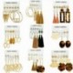 * 20 9 Párok / Arany készlet 6Pairs Nők koreai stílusú fülbevaló szett Tassel kristályos fül Stud Dangle Hook Chic