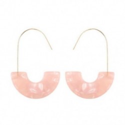 * 16 G-3,7 * 5,5 cm Női Boho Geometriai Dangle Drop Hook Akril gyanta fül fülbevaló ékszerek