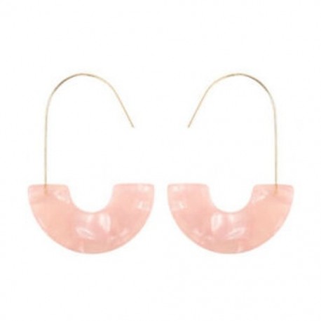 * 16 G-3,7 * 5,5 cm Női Boho Geometriai Dangle Drop Hook Akril gyanta fül fülbevaló ékszerek