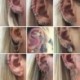2 * Vintage fül klip mandzsetta Stud Dangle fülbevaló készlet nők Punk ezüst fülbevaló ékszerek