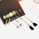 5Pairs / Set Boho Geometry Circle Tassel Női Arany Stud Fülbevaló fülbevaló