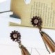 Női Divat Vintage Fülbevaló Bohém Hosszú címer Fringe Boho Dangle Fülbevaló