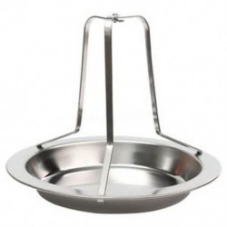 Sör Csirke Kacsa Pörkölő Drip Pan Grill Sütő Rack Tűztartó G7P4