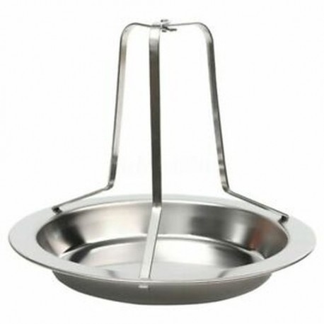 Sör Csirke Kacsa Pörkölő Drip Pan Grill Grill Sütő Rack Tűztartó C1U1