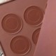 2db 285mm x 255mm-es Macaron sütőlap - szilikon sütőlap - L3A2