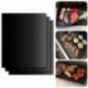 5db Fekete - 44cm x 33cm-es - Tapadásmentes grill sütőlap - BBQ - Kerti sütögetéshez - X0Q1