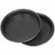3db 254mm-es Kerek pizzasütő forma - fém sütőforma - Q8C5