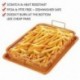 Rézszopó tálca olajat sütő serpenyő nem tapadós forgácsokkal Maszk ropogós B L5I3