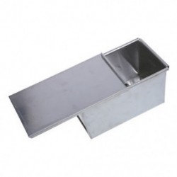 2db 20x11x10cm-es Téglalap alakú kenyérforma - tortaforma - alumínium sütőforma - V9W8