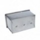 2db 20x11x10cm-es Téglalap alakú kenyérforma - tortaforma - alumínium sütőforma - V9W8