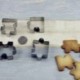 4db-os szett - Puzzle alakú sütemény kiszúró forma - P5A0