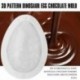 Dínó tojás - Húsvéti tojás - Hímestojás alakú műanyag csokoládéforma - fondant forma - Z8A3