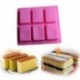Téglalap alakú szilikon csokoládéforma - fondant forma - sütőforma - C2Y6