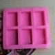 Téglalap alakú szilikon csokoládéforma - fondant forma - sütőforma - C2Y6