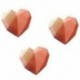 8 adagos Gyémánt szív alakú szilikon csokoládéforma - fondant forma - Z4X5