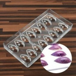 16 adagos Lótusz szirom alakú műanyag csokoládéforma - fondant forma - T2Q7