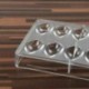 16 adagos Lótusz szirom alakú műanyag csokoládéforma - fondant forma - T2Q7