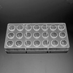 2 x 21 adagos Félgömb alakú drágakő mintás műanyag csokoládéforma - fondant forma - T9R9